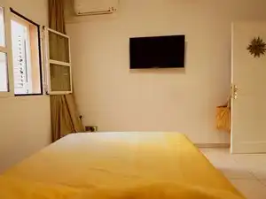 Schlafzimmer von Wohnung zum Verkauf in Las Palmas de Gran Canaria mit Klimaanlage, Terrasse und Möbliert
