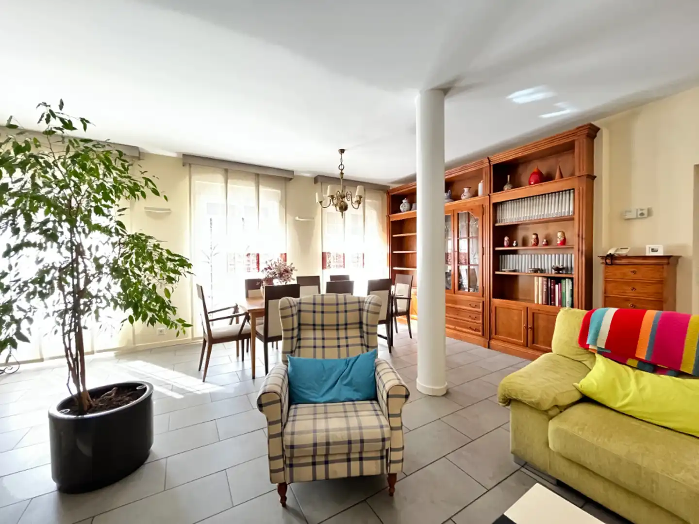 Wohnzimmer von Wohnung zum Verkauf in Madrid mit Terrasse, Möbliert und Ofen