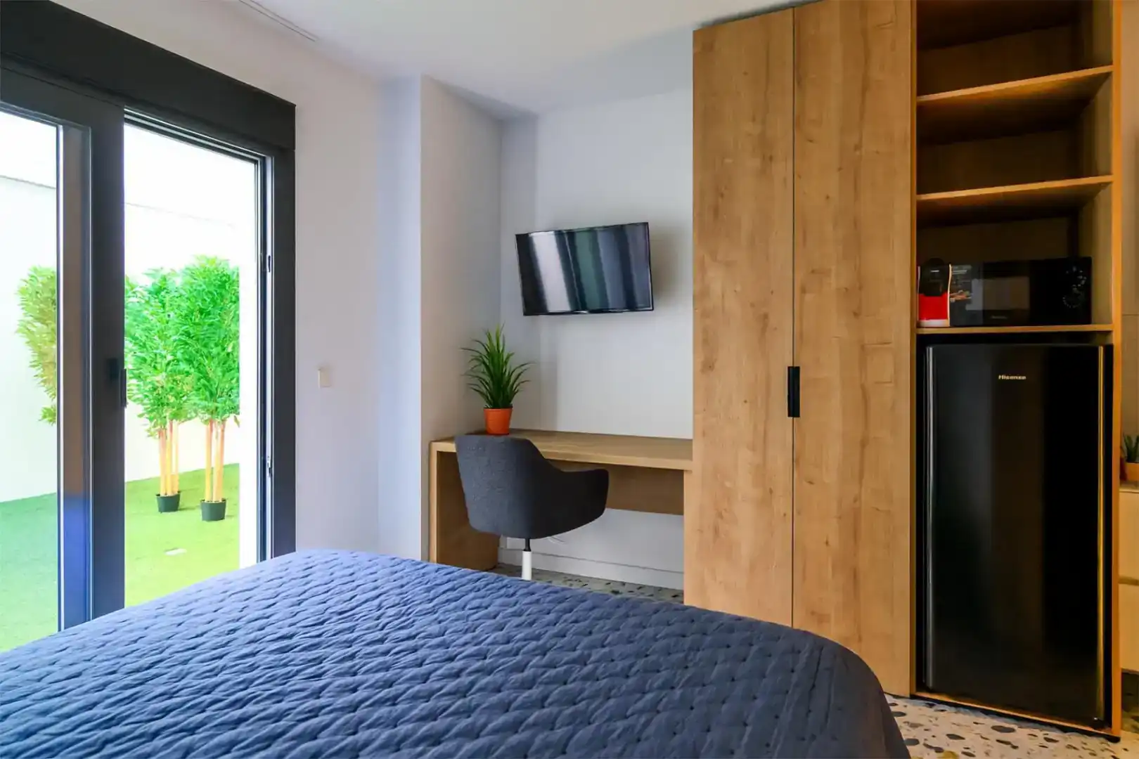 Schlafzimmer von Wohnung zur Miete in San Vicente del Raspeig / Sant Vicent del Raspeig mit Klimaanlage