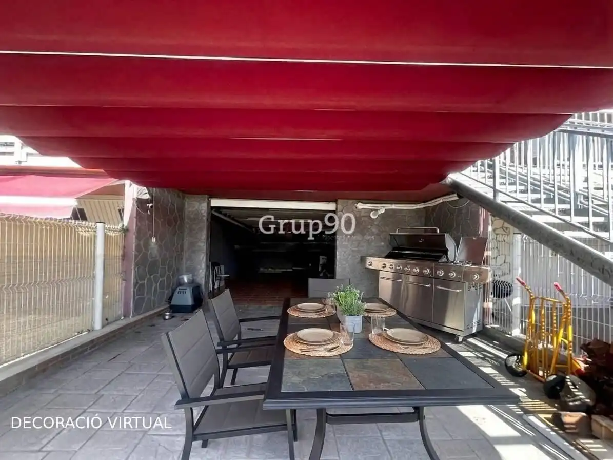Terraza de Casa adosada en venta en Puigverd de Lleida con Aire acondicionado, Calefacción y Parquet
