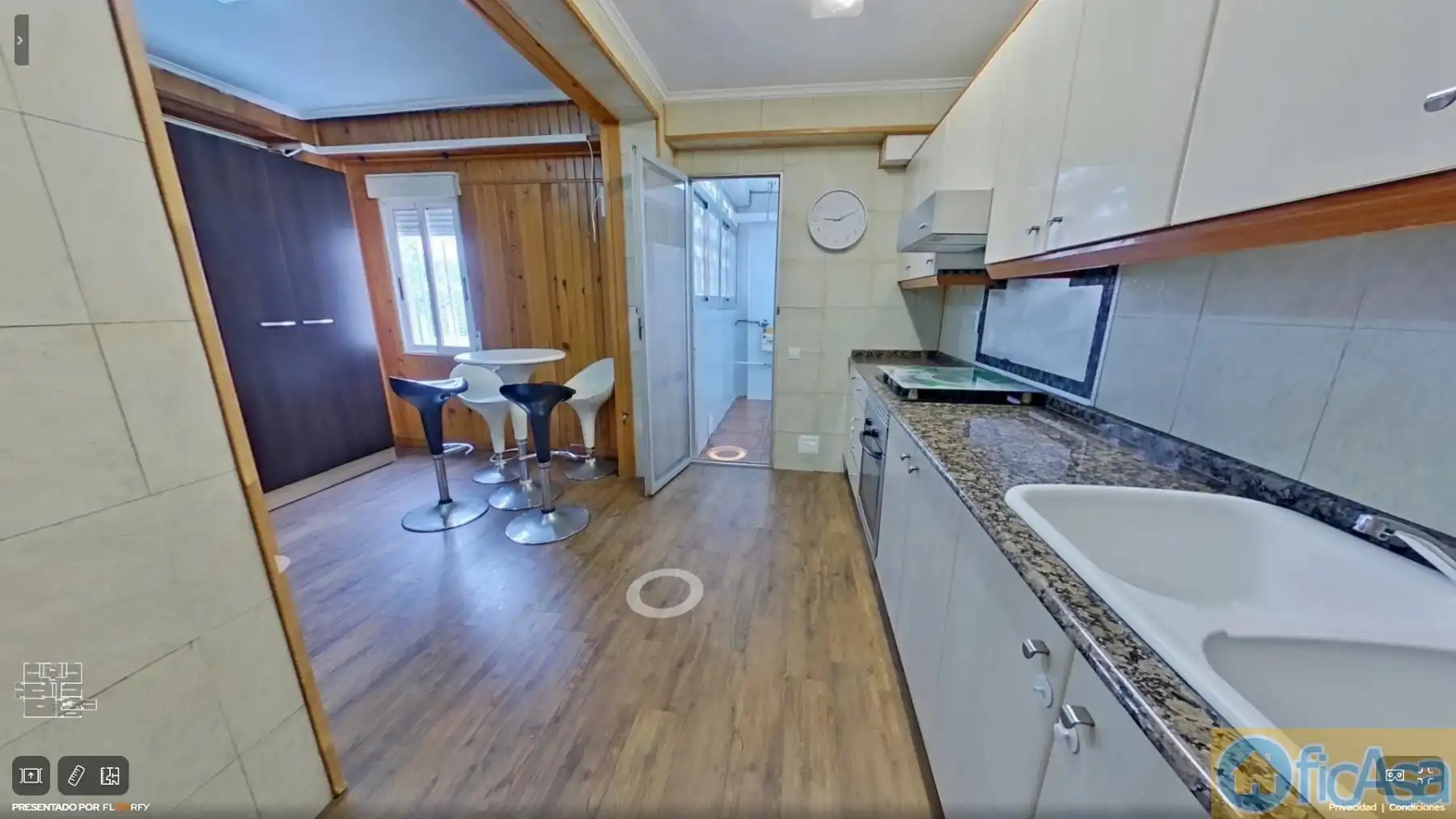 Kitchen of Flat for sale in Castellón de la Plana / Castelló de la Plana  with Air Conditioner, Parquet flooring and Balcony