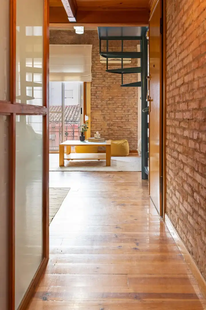 Wohnzimmer von Maisonette zum Verkauf in Valencia mit Klimaanlage und Balkon