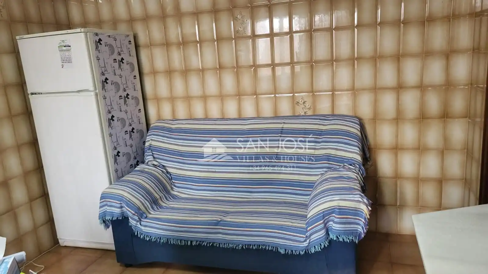 Sala de estar de Piso de alquiler en El Verger con Aire acondicionado, Amueblado y Balcón