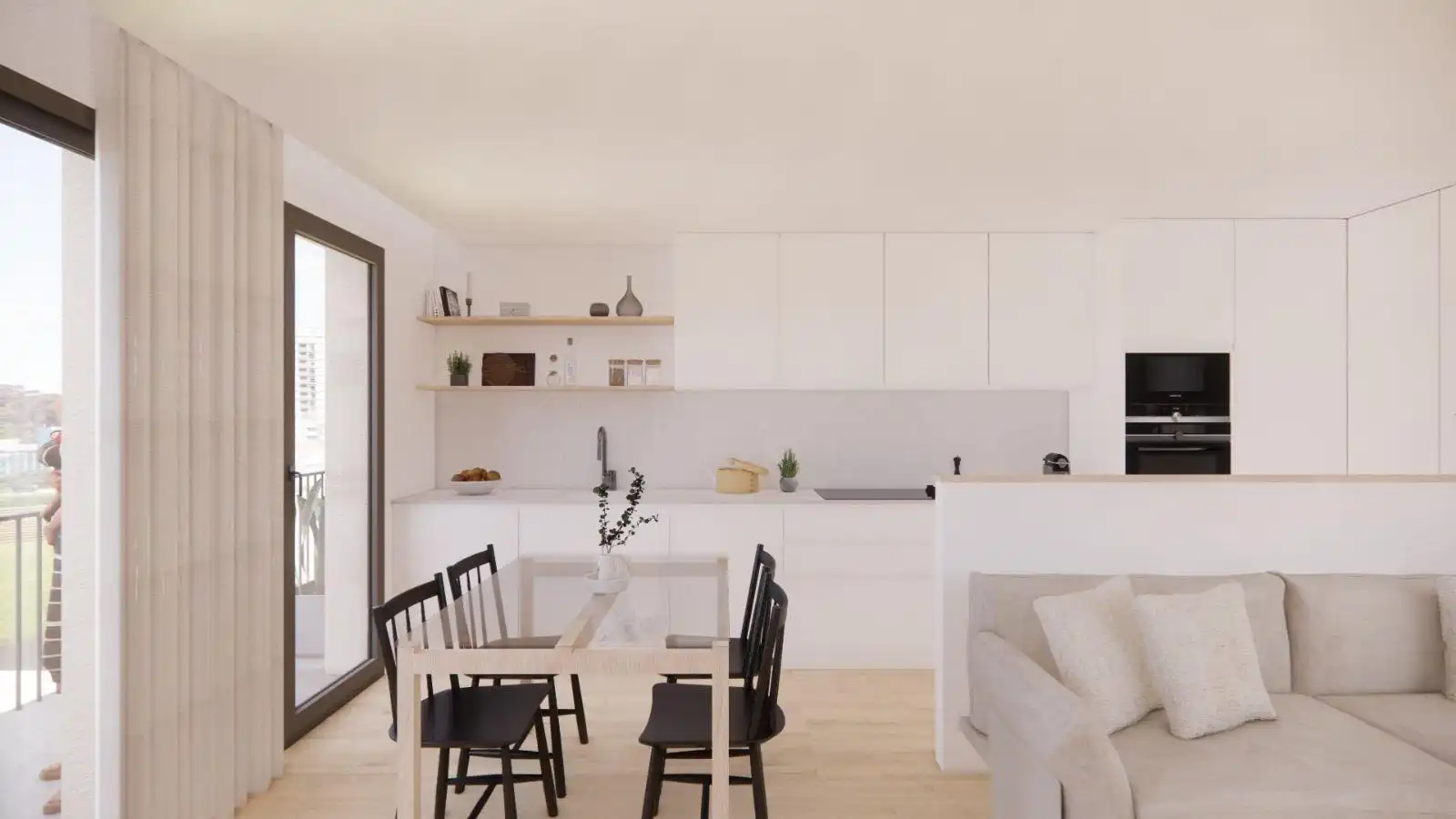 Cocina de Piso en venta en Castellar del Vallès con Aire acondicionado, Calefacción y Parquet