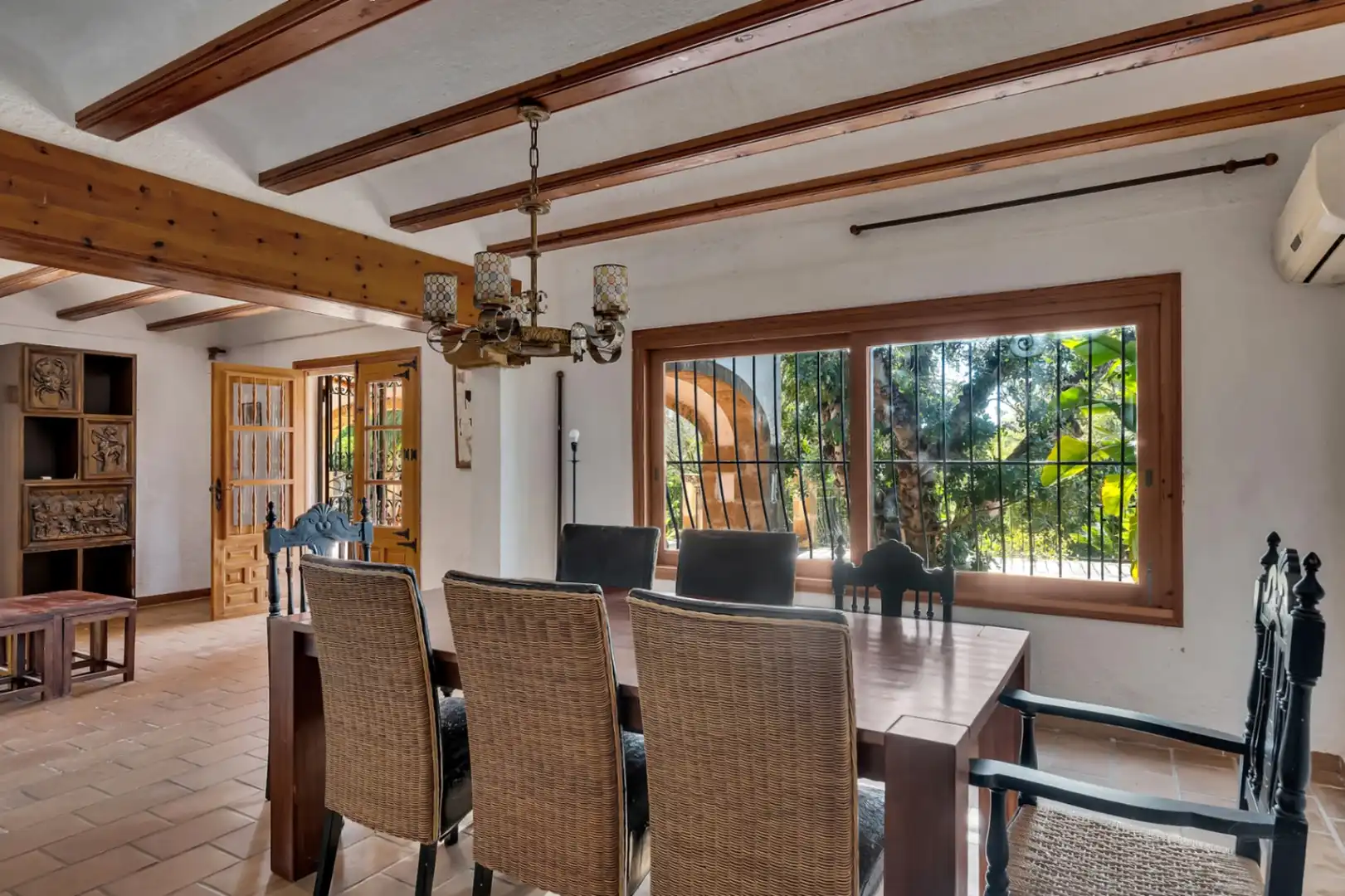 Dining room of Houses for sale in Jávea / Xàbia  with Air Conditioner, Heating and Private garden