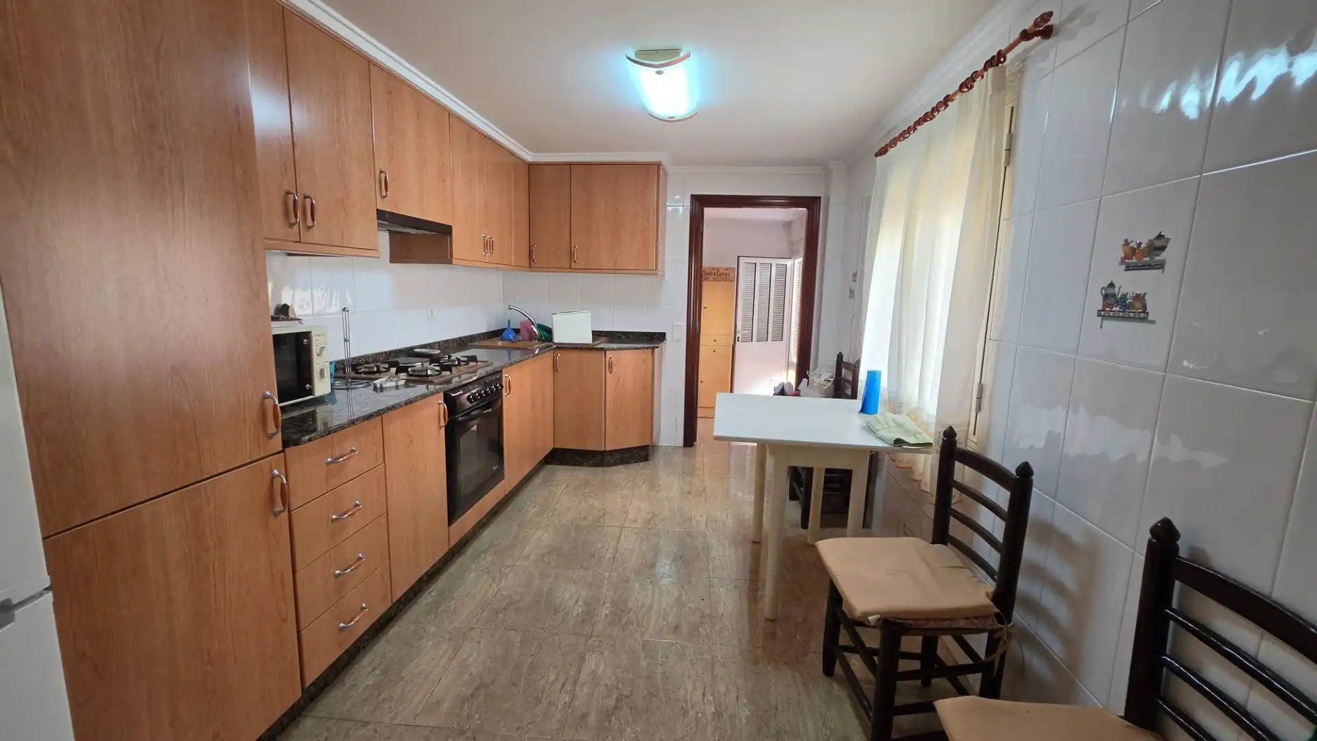 Cocina de Piso en venta en Ontinyent con Terraza, Trastero y Amueblado
