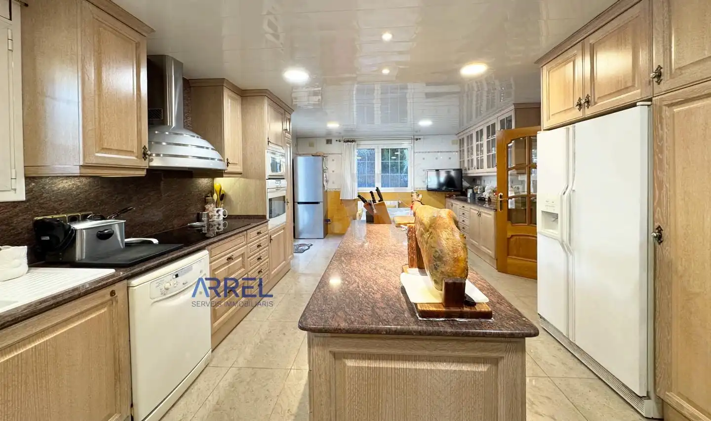 Cocina de Casa o chalet en venta en Vallromanes con Jardín privado, Terraza y Piscina