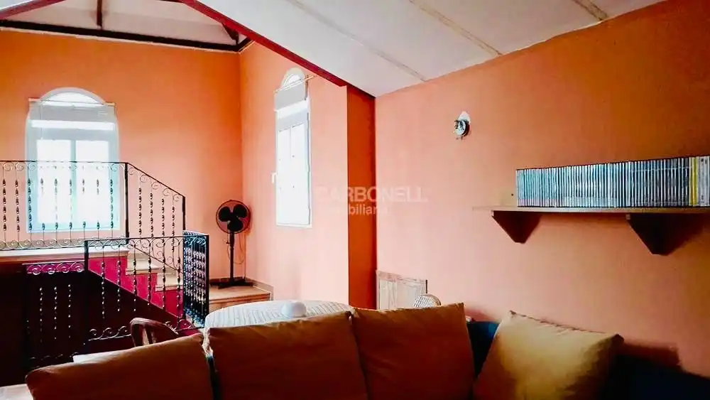 Sala d'estar de Casa o xalet en venda en Cocentaina amb Aire condicionat, Jardí privat i Terrassa