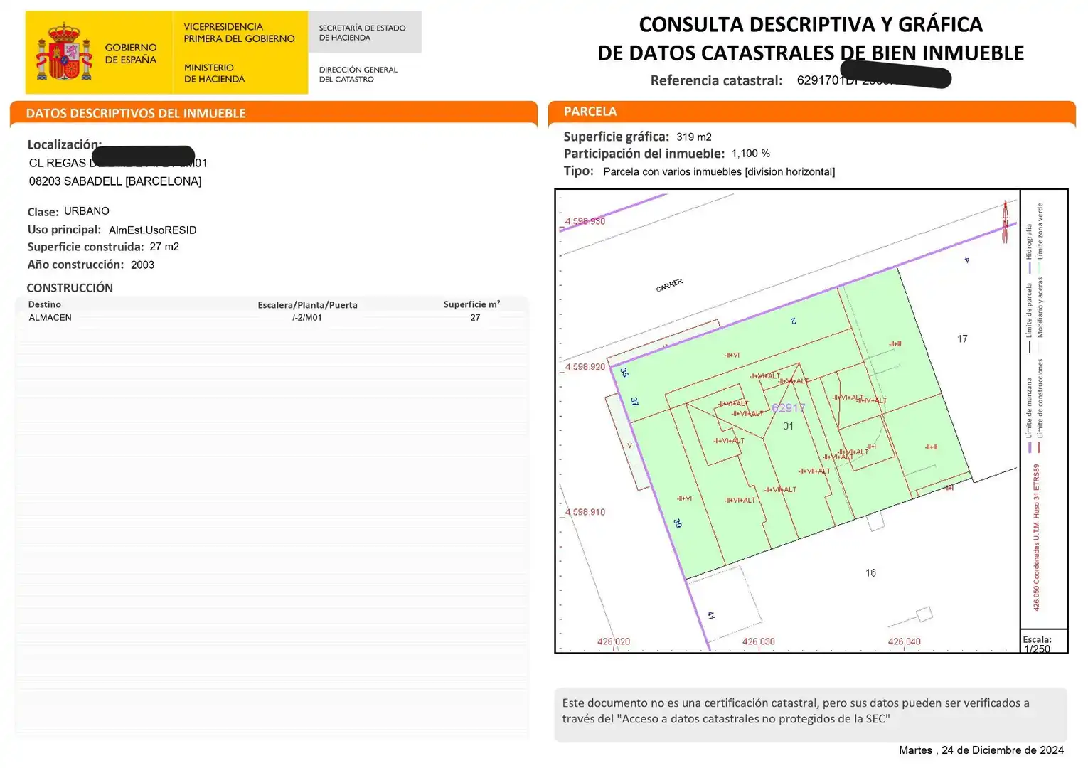 Individual for sale in Regás 2, imagen 6