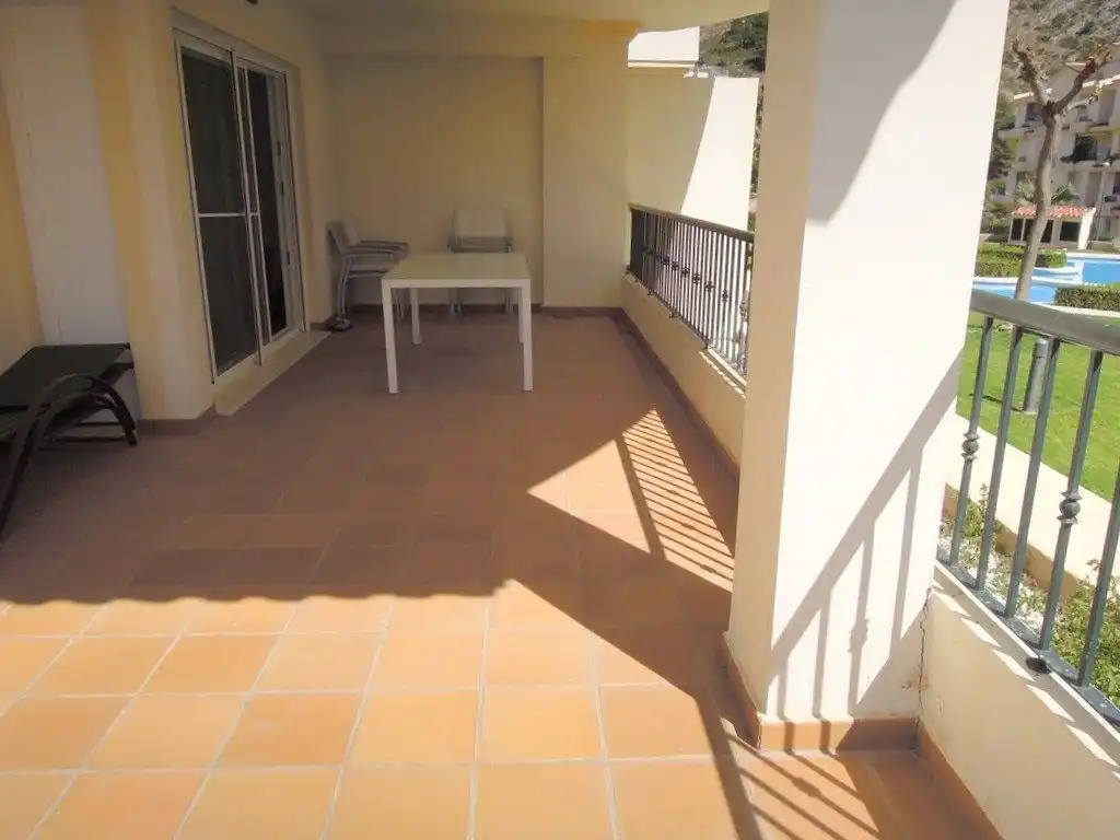 Terrassa de Apartament de lloguer en Calpe / Calp amb Aire condicionat, Calefacció i Traster