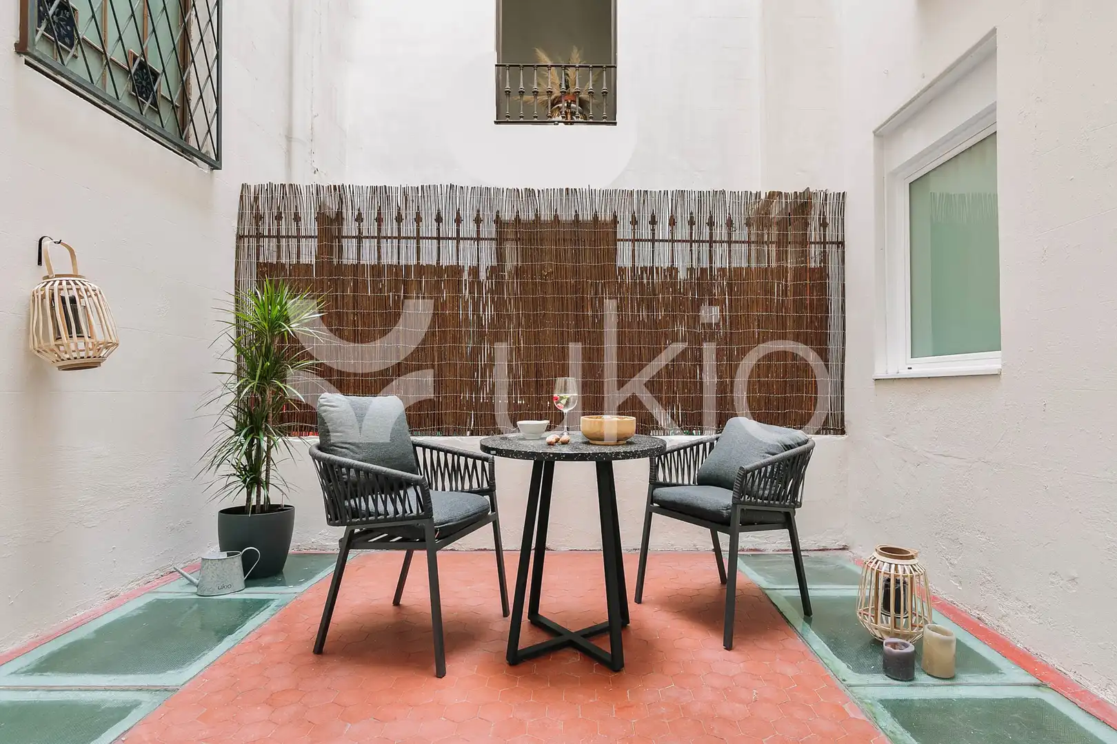 Terraza de Apartamento de alquiler en Barcelona con Calefacción, Terraza y Amueblado