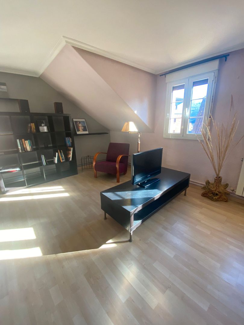Living room of Flat for sale in Langreo  with Heating, Storage room and Furnished