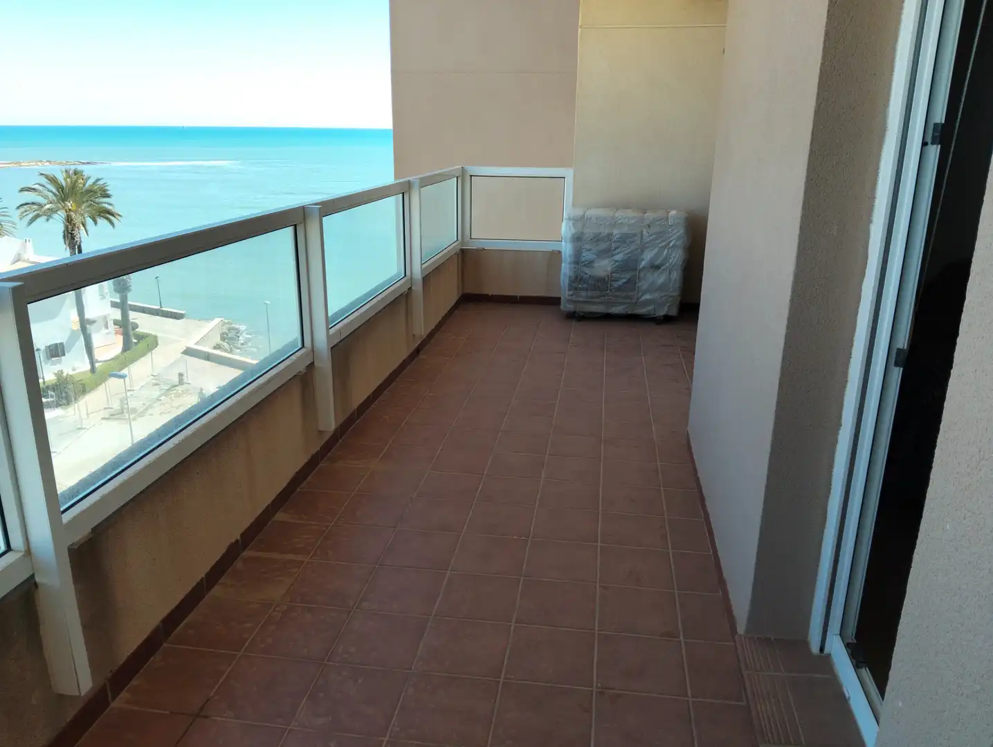 Balcony of Flat for sale in La Manga del Mar Menor  with Air Conditioner, Heating and Private garden