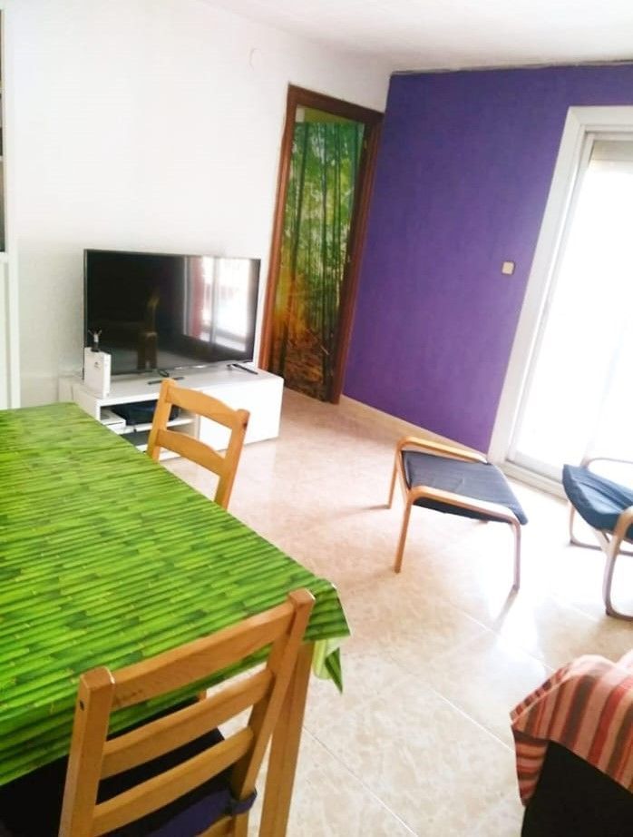 Living room of Flat for sale in Badalona  with Furnished