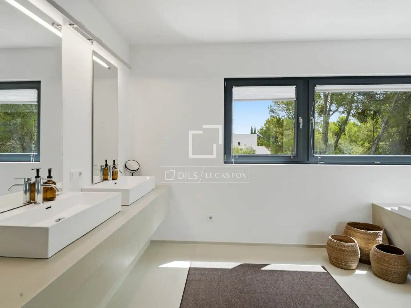 Badezimmer von Haus oder Chalet zur Miete in  Palma de Mallorca mit Klimaanlage, Heizung und Privatgarten