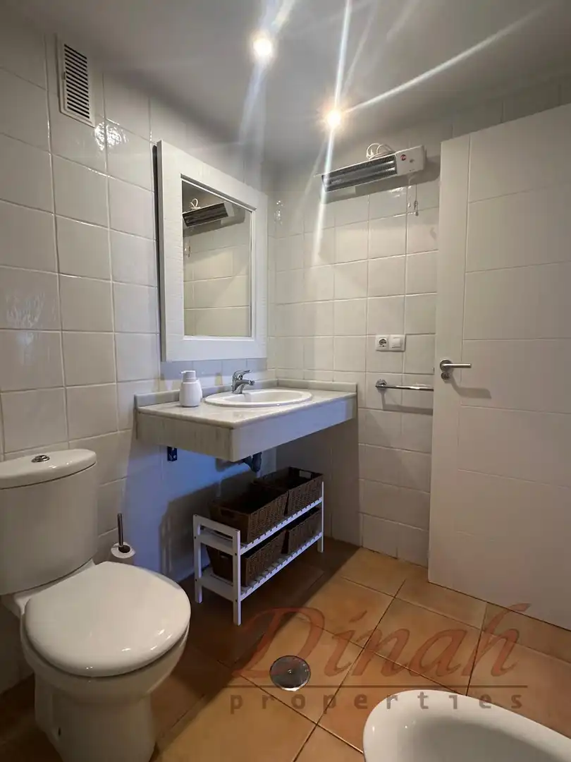 Bathroom of Apartments for rent in Altea  with Air Conditioner, Heating and Terrace