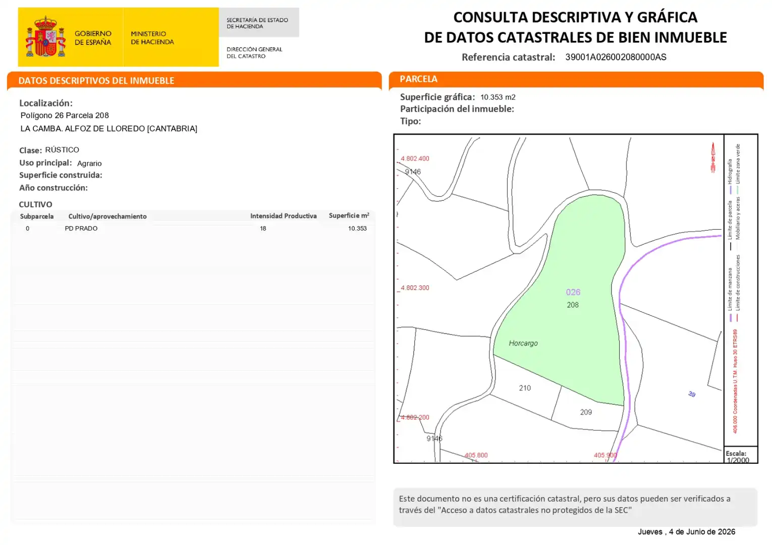Terreny rústic en venda a Fresnedo - La Camba, imagen 6