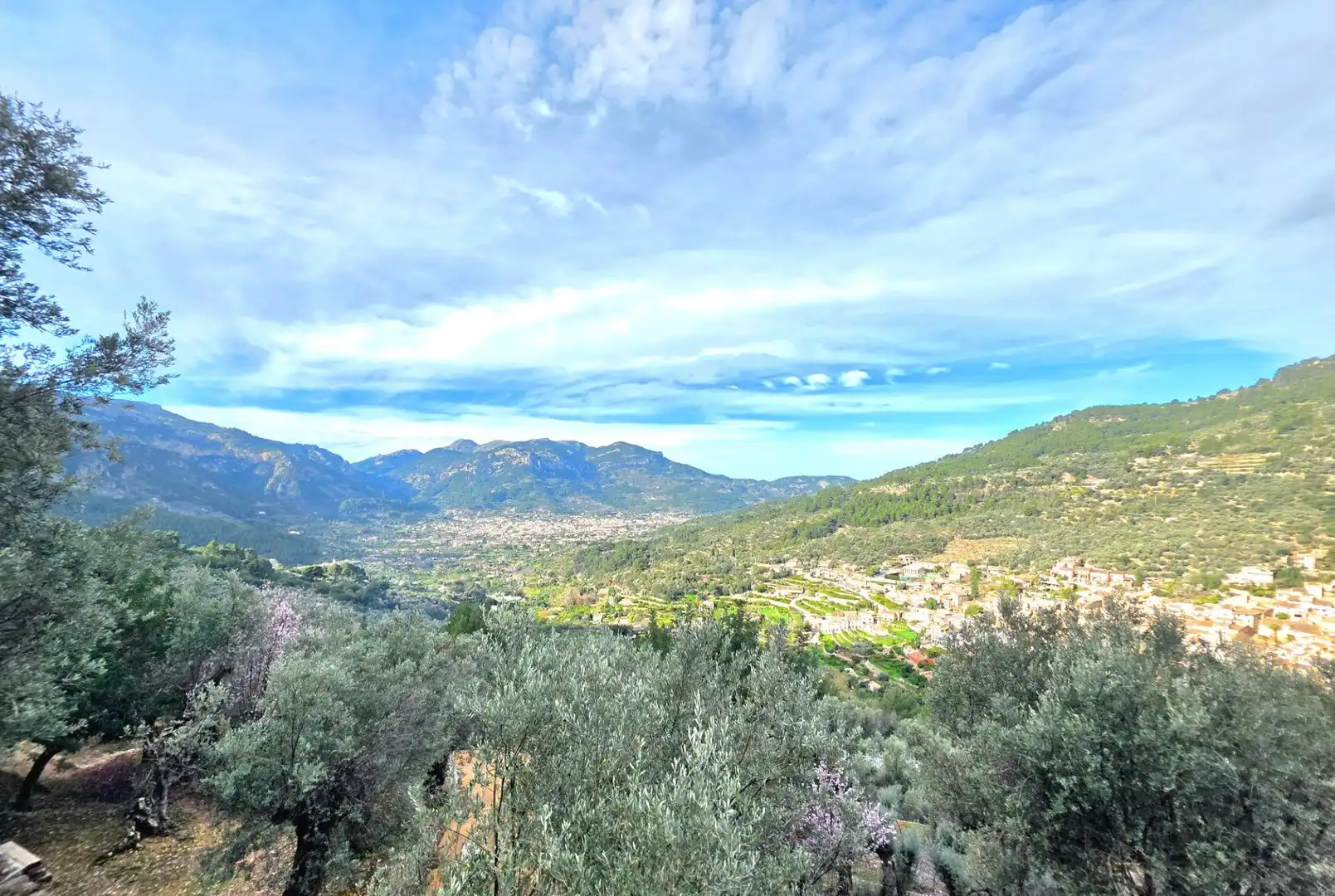 Vista exterior de Finca rústica en venda en Fornalutx amb Jardí privat