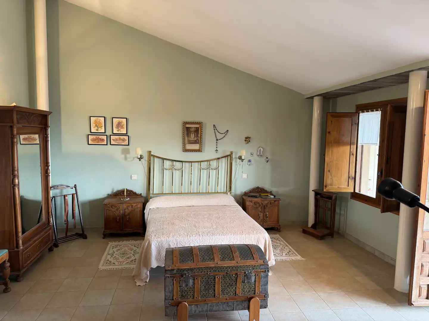 Dormitori de Casa o xalet en venda en Calatorao amb Calefacció, Jardí privat i Terrassa