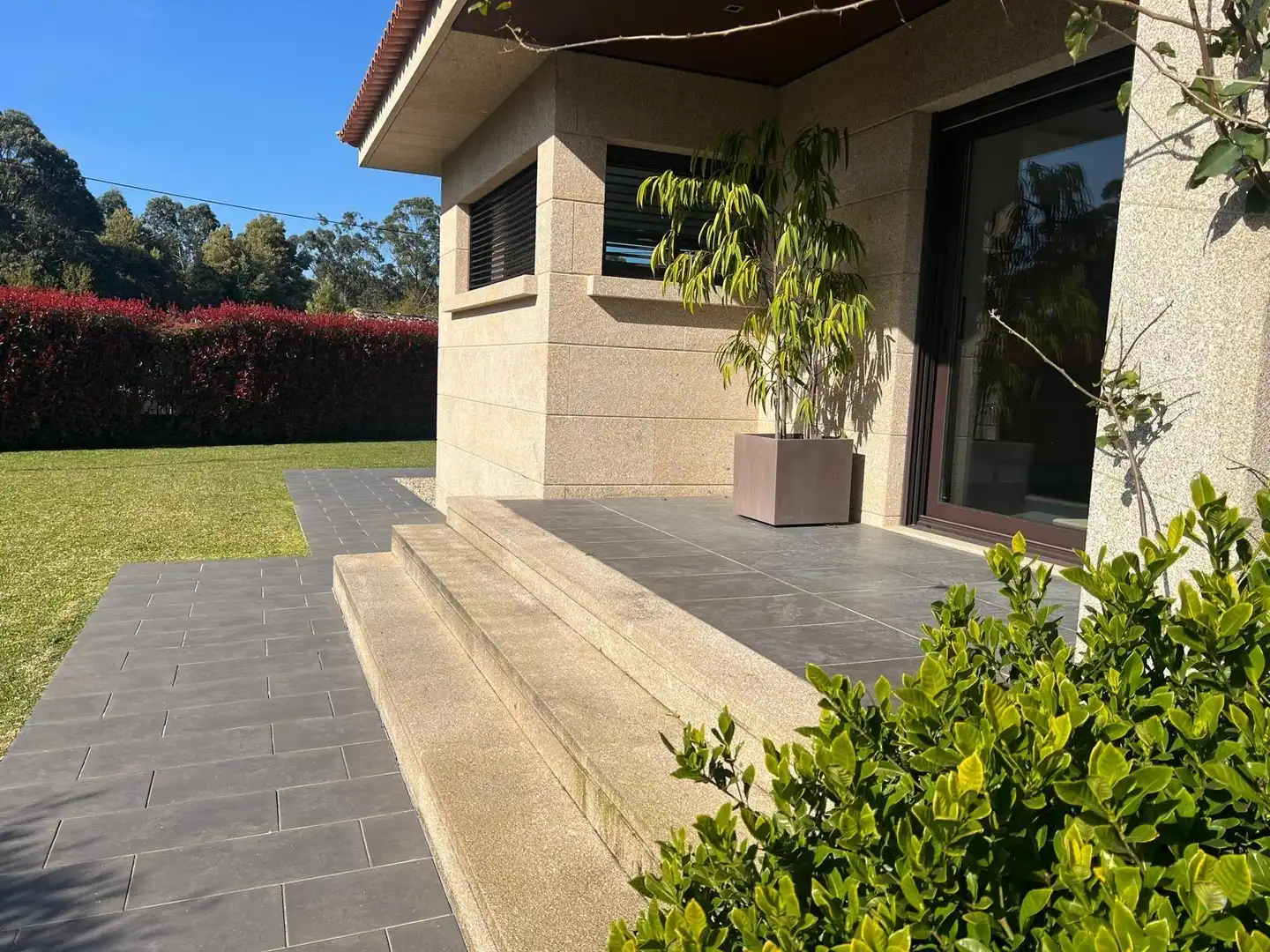 Terraza de Casa o chalet en venta en O Rosal   con Calefacción, Jardín privado y Terraza