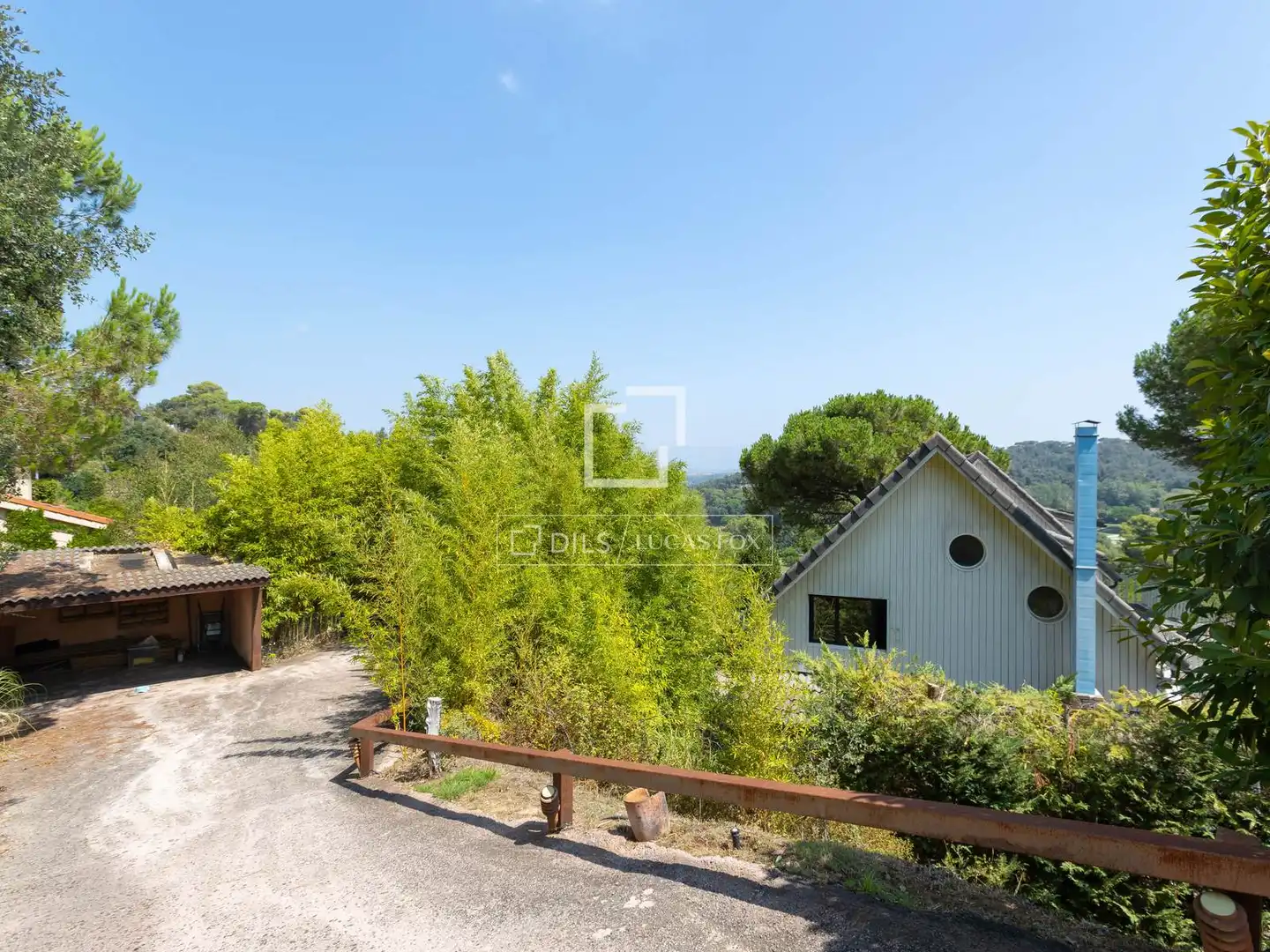 Vista exterior de Finca rústica en venta en Vallromanes con Calefacción, Jardín privado y Parquet