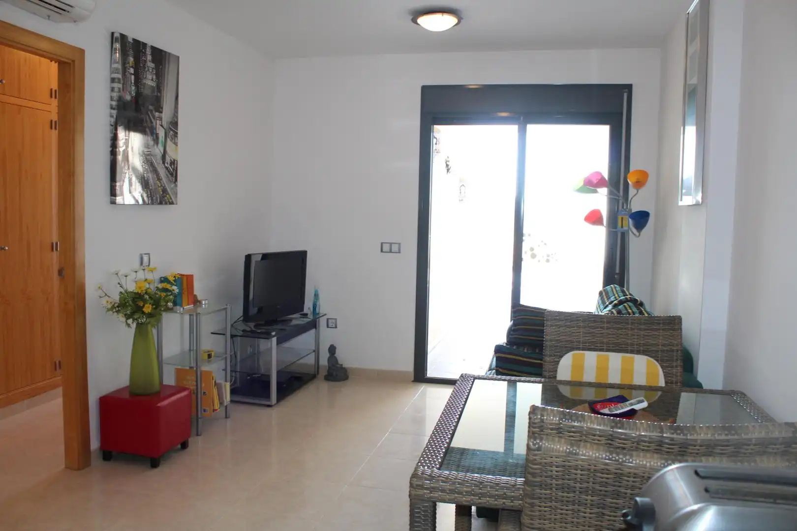 Living room of Apartments for sale in Vícar  with Air Conditioner, Terrace and Swimming Pool