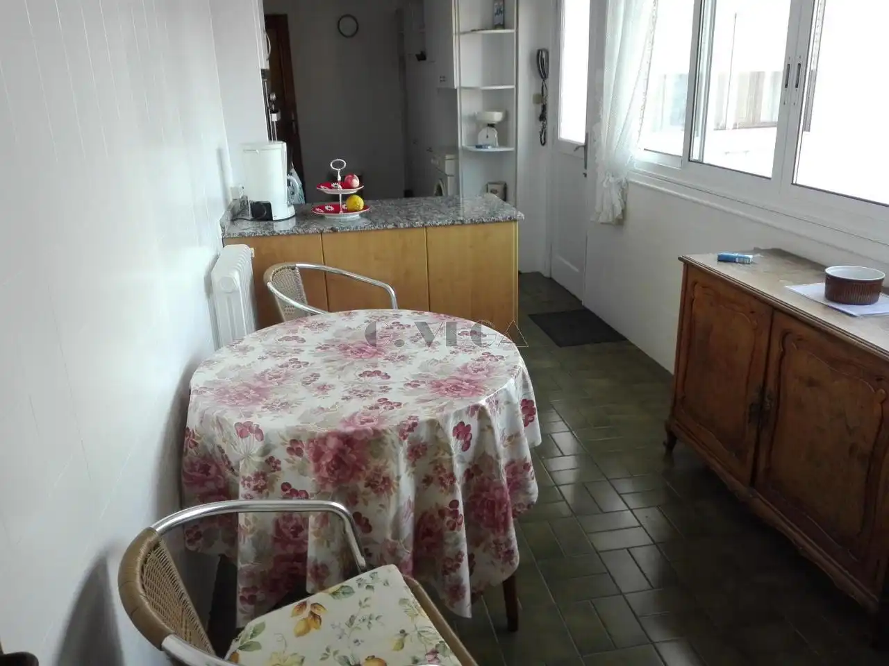 Kitchen of Flat for rent in Vigo   with Heating, Parquet flooring and Furnished