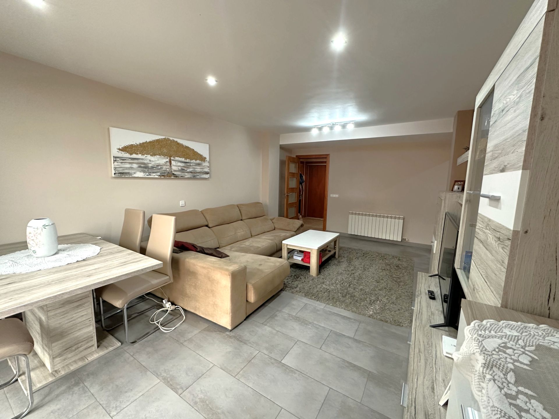 Living room of Flat for sale in Vilafranca del Penedès  with Heating, Furnished and Oven