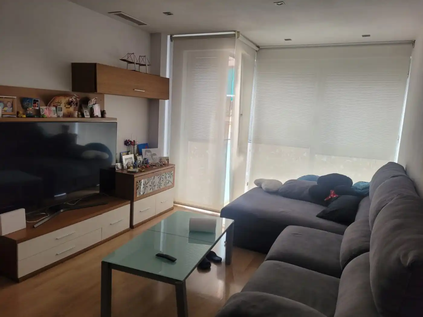 Living room of Flat for sale in Elche / Elx  with Air Conditioner, Heating and Furnished