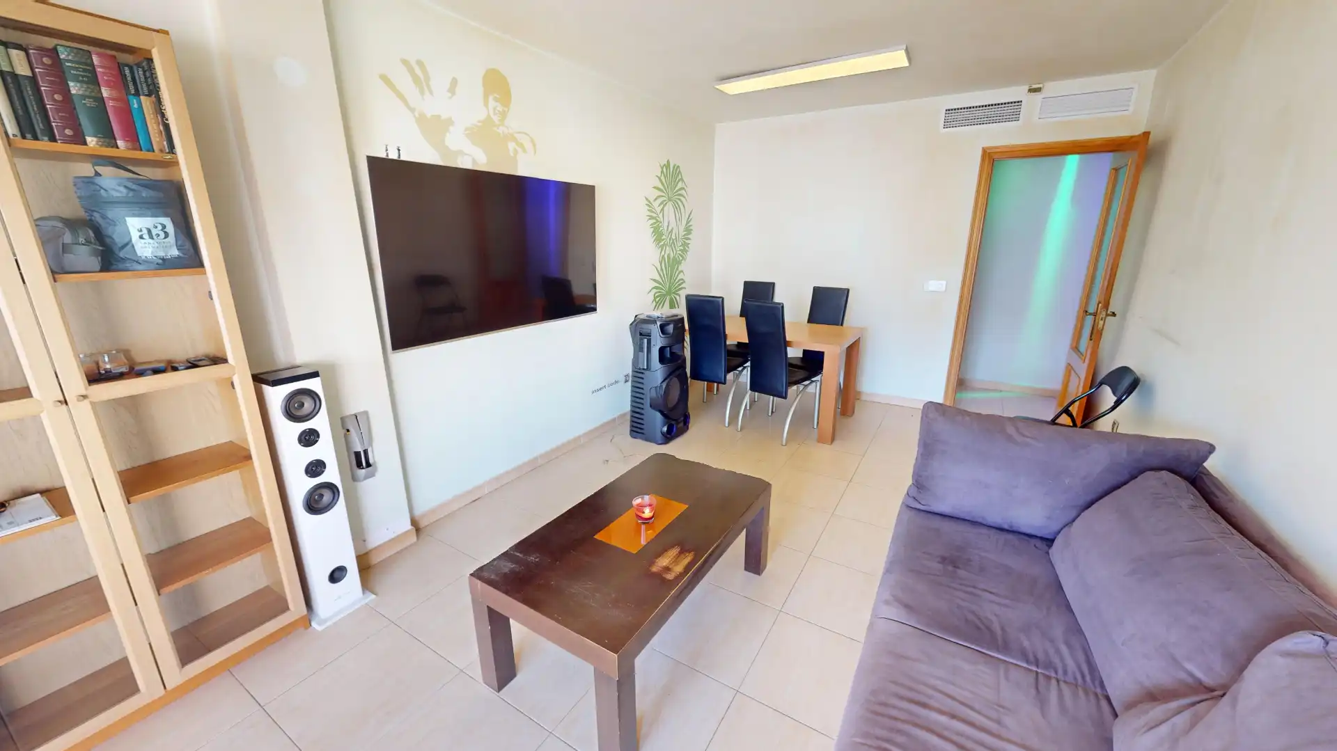 Sala d'estar de Pis en venda en Alicante / Alacant amb Aire condicionat, Terrassa i Traster