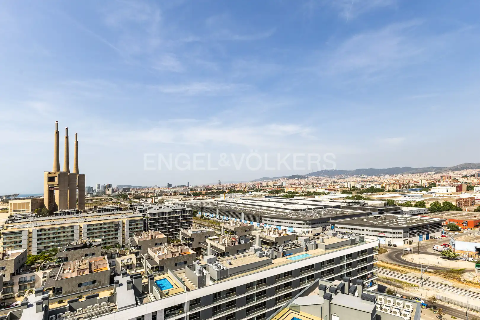 Vista exterior de Pis de lloguer en Badalona amb Aire condicionat, Calefacció i Terrassa