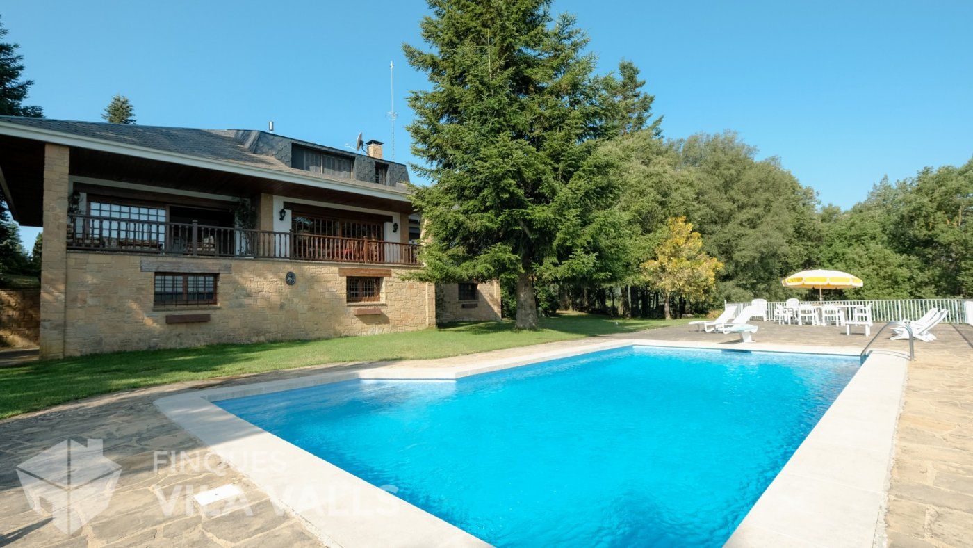 Piscina de Casa o xalet en venda en Sant Quirze Safaja amb Calefacció, Jardí privat i Terrassa
