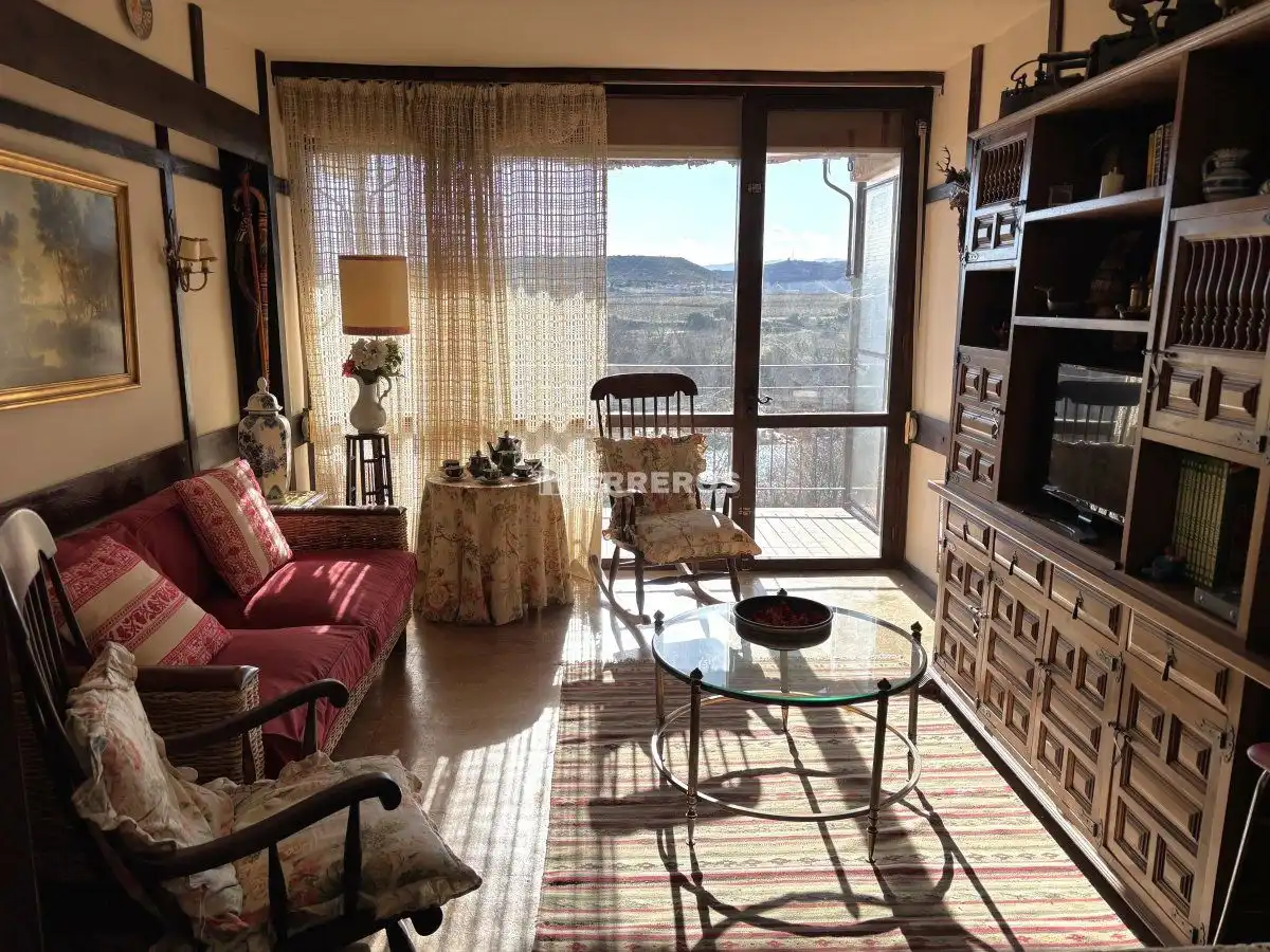Sala de estar de Apartamento en venta en Lanciego / Lantziego con Calefacción, Terraza y Amueblado