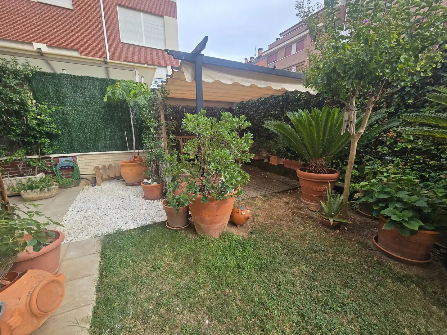 Jardí de Apartament en venda en Villamediana de Iregua amb Calefacció, Jardí privat i Terrassa