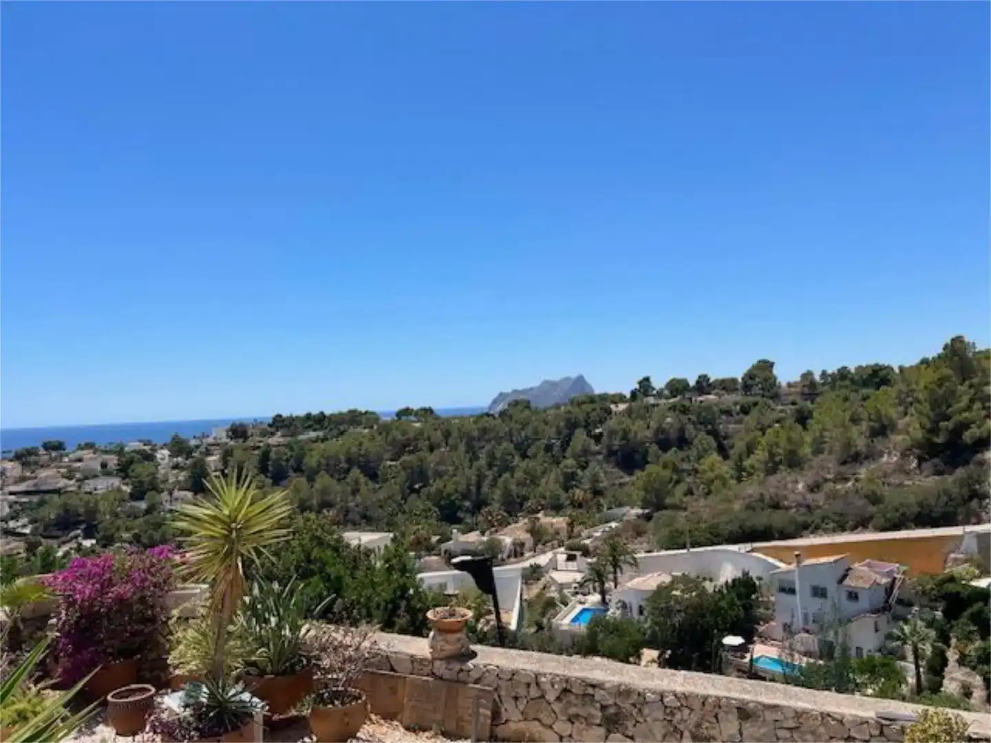 Exterior view of Flat for rent in Benissa  with Air Conditioner, Private garden and Swimming Pool
