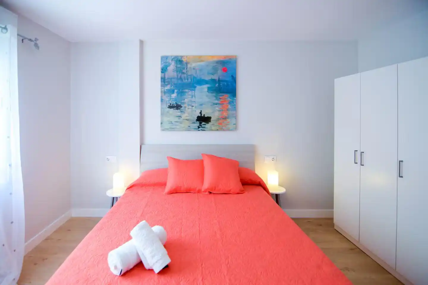 Bedroom of Flat for rent in Terrassa  with Air Conditioner and Furnished