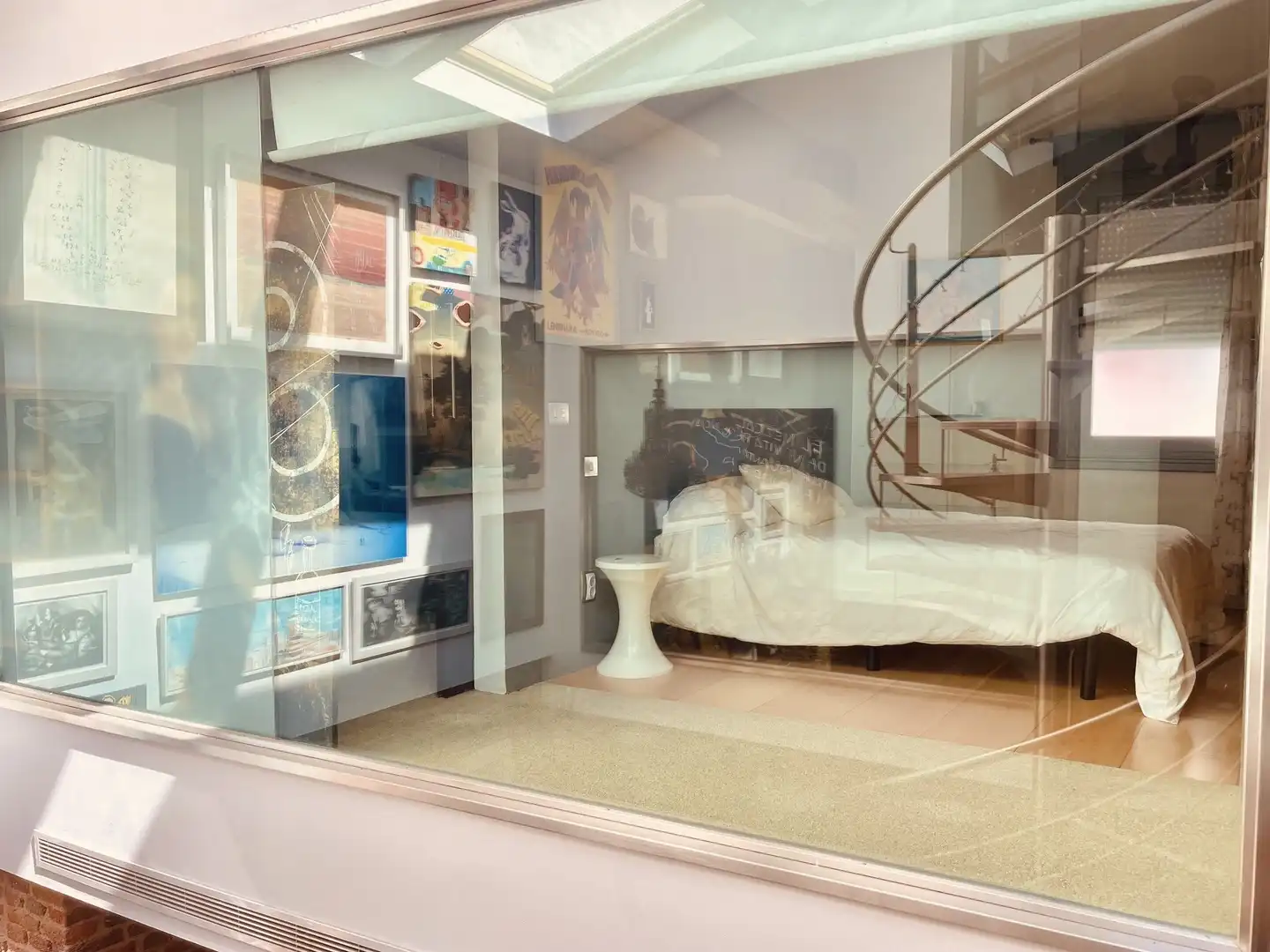 Schlafzimmer von Maisonette zur Miete in Madrid mit Klimaanlage, Heizung und Möbliert
