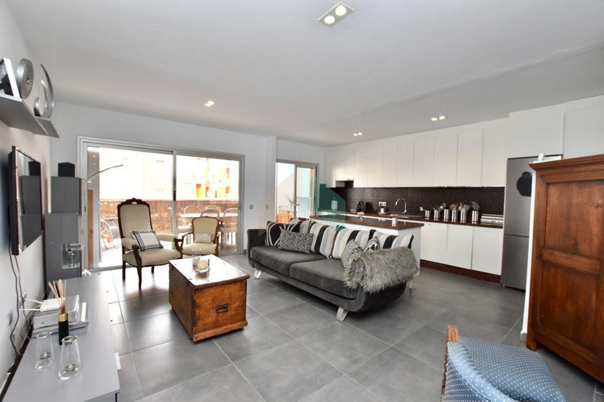 Sala de estar de Apartamento en venta en Guía de Isora con Aire acondicionado, Calefacción y Terraza
