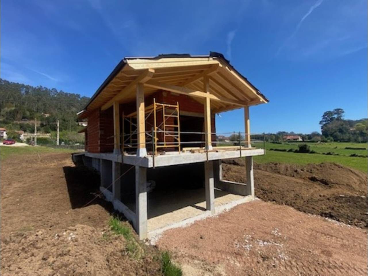 Exterior view of House or chalet for sale in Llanes  with Private garden and Terrace