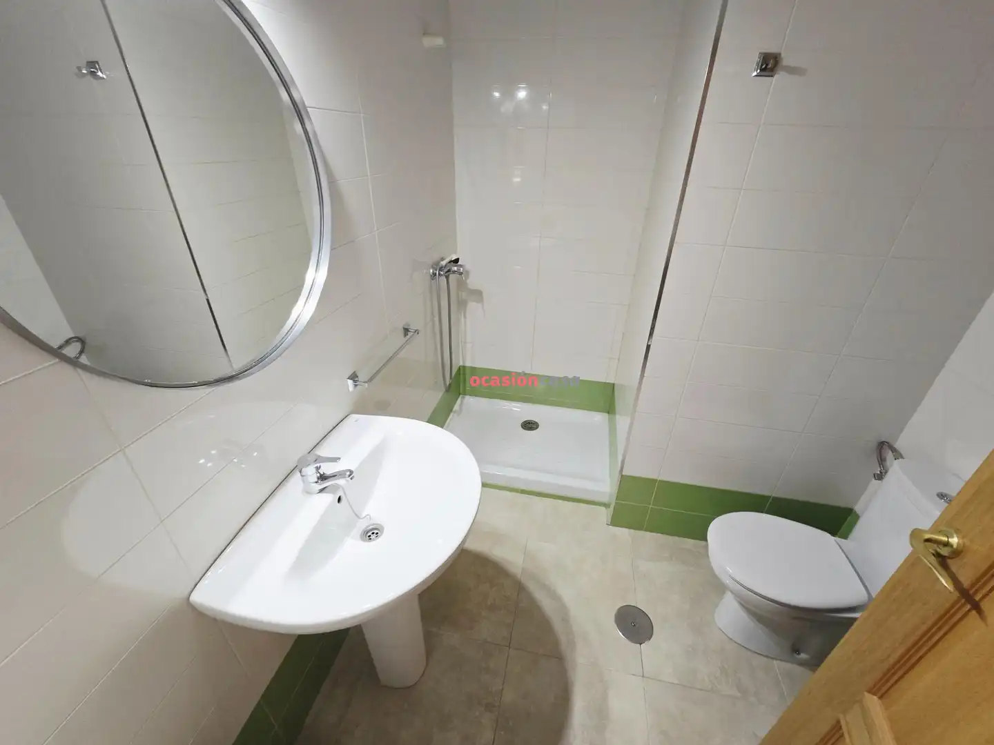 Badezimmer von Wohnung zum Verkauf in Pozoblanco mit Klimaanlage, Heizung und Privatgarten