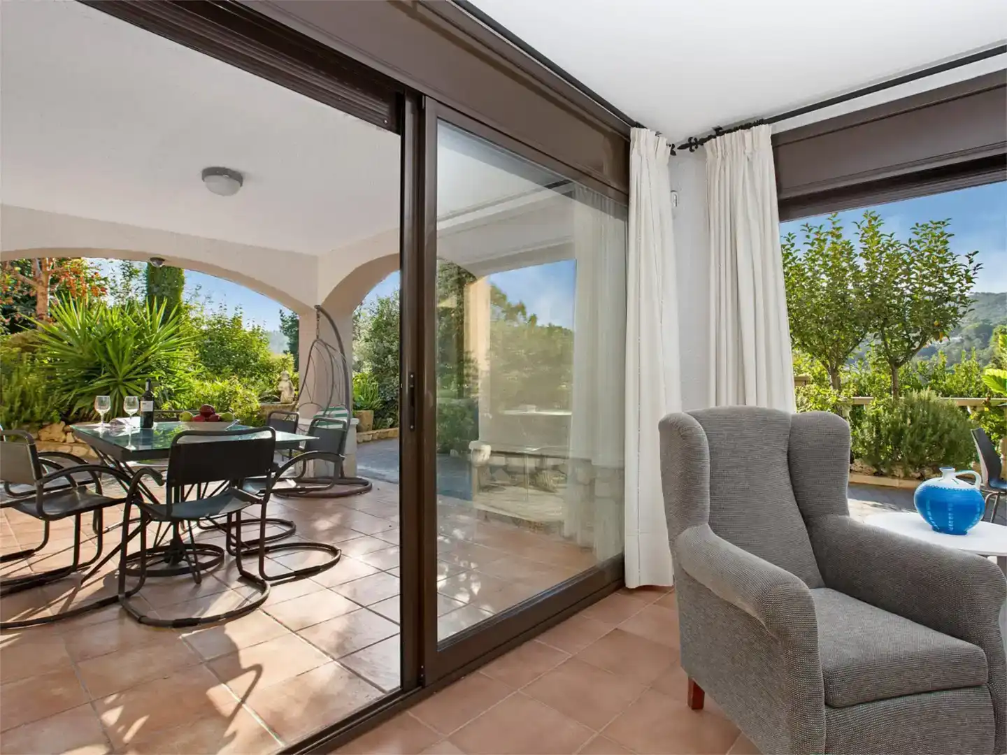 Terraza de Casa o chalet en venta en Lloret de Mar con Jardín privado, Piscina y Amueblado