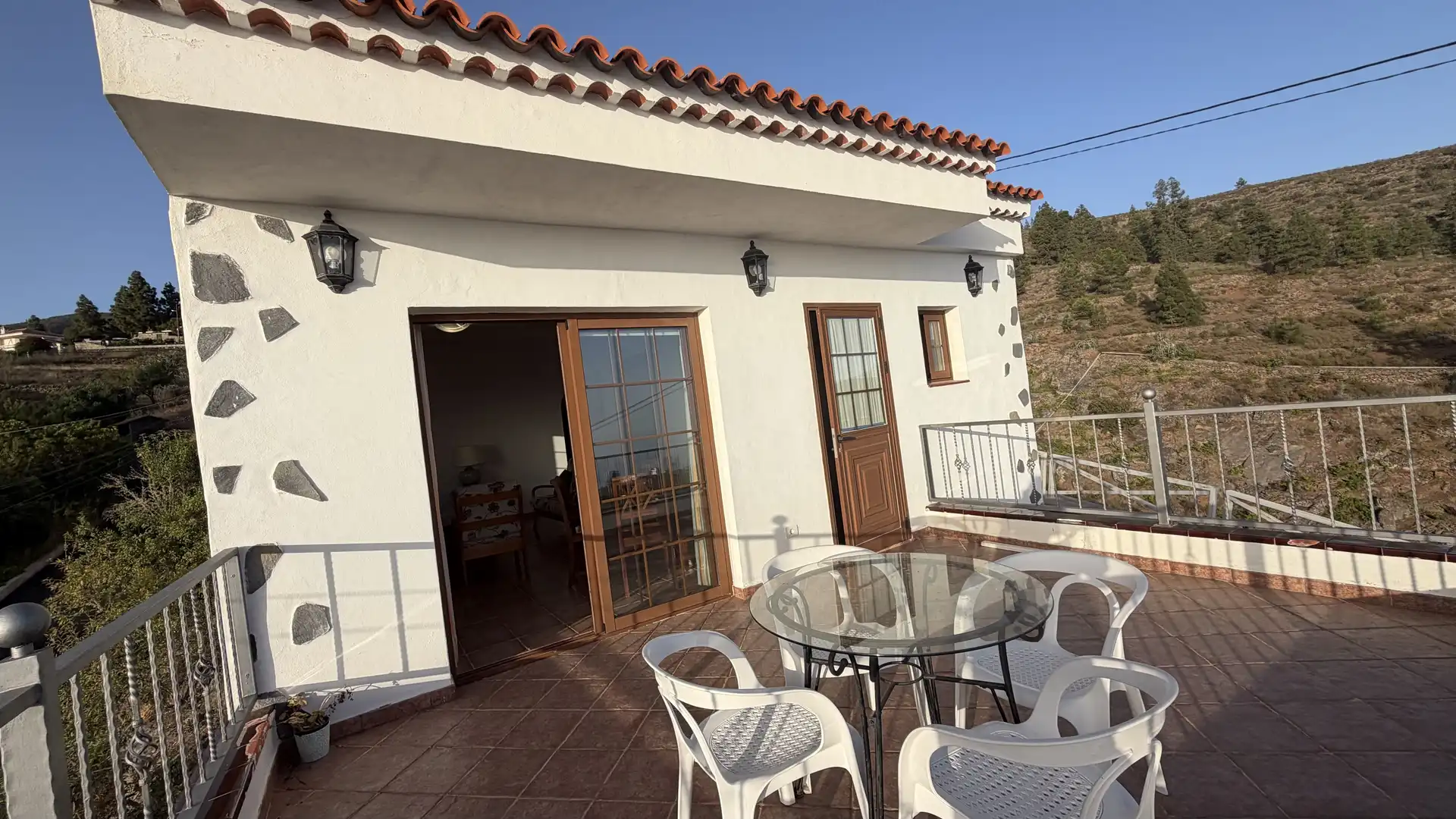 Terrace of Houses for rent in Adeje  with Private garden, Terrace and Furnished