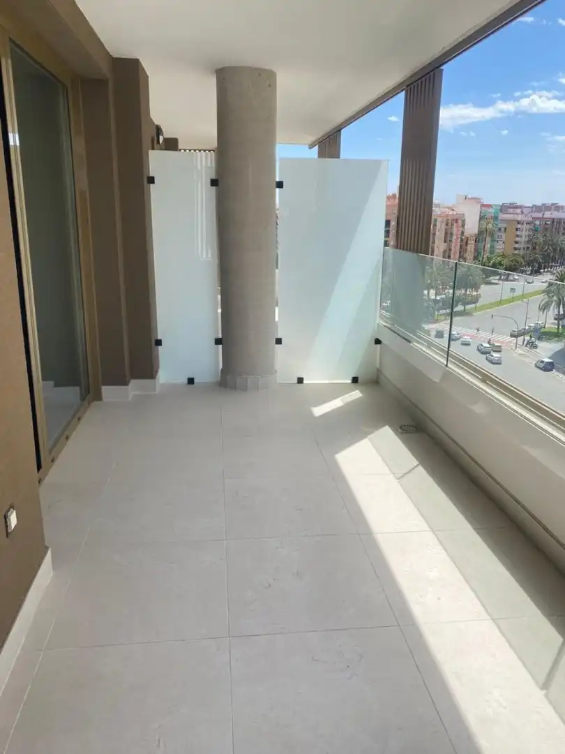Terraza de Piso de alquiler en Valencia con Aire acondicionado, Jardín privado y Parquet
