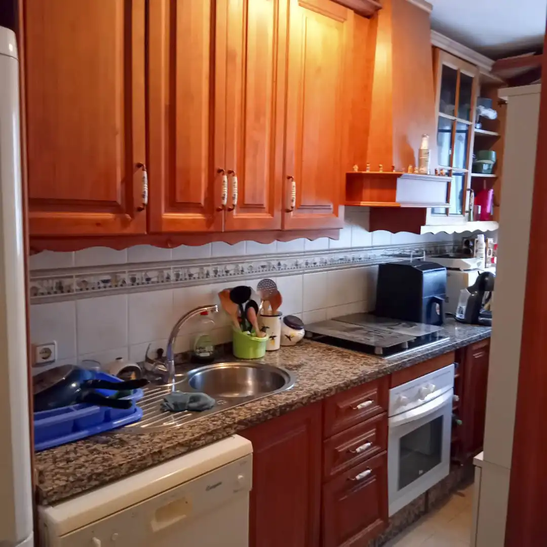 Kitchen of Flat for sale in Marbella  with Air Conditioner, Terrace and Furnished