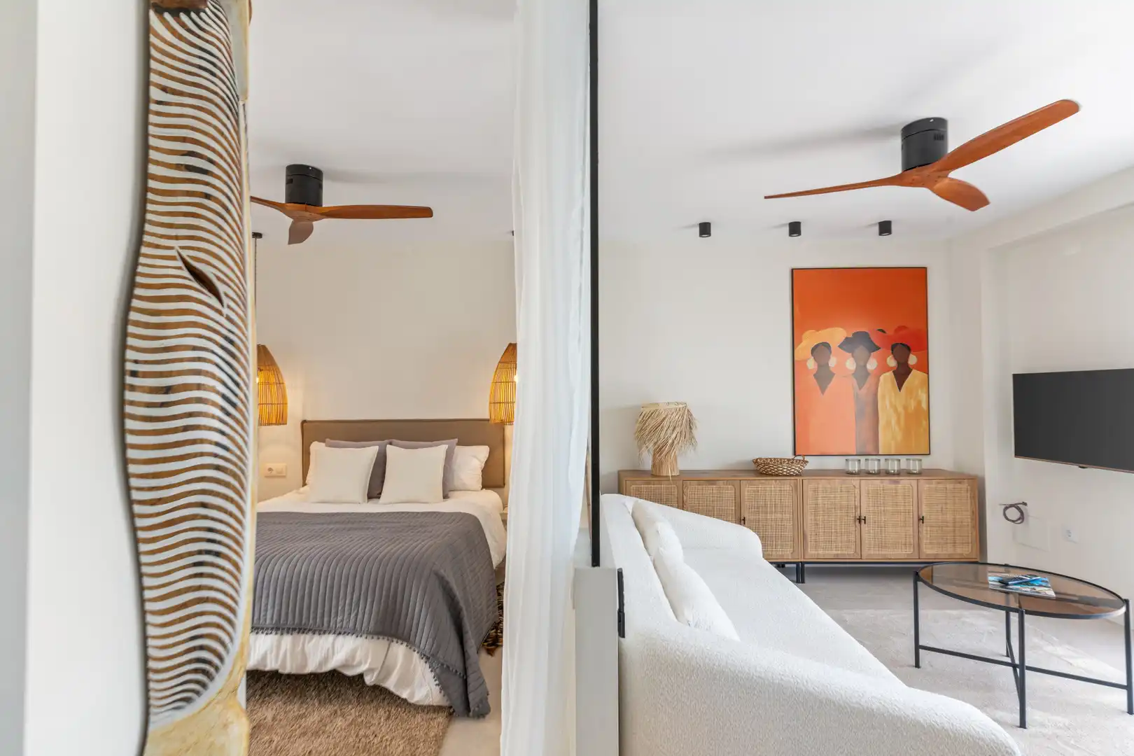 Dormitori de Apartament en venda en Jávea / Xàbia amb Aire condicionat i Terrassa