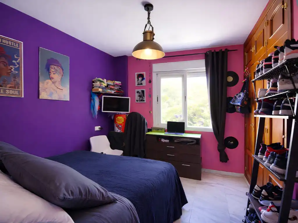 Bedroom of Flat for sale in Mijas  with Air Conditioner, Terrace and Furnished
