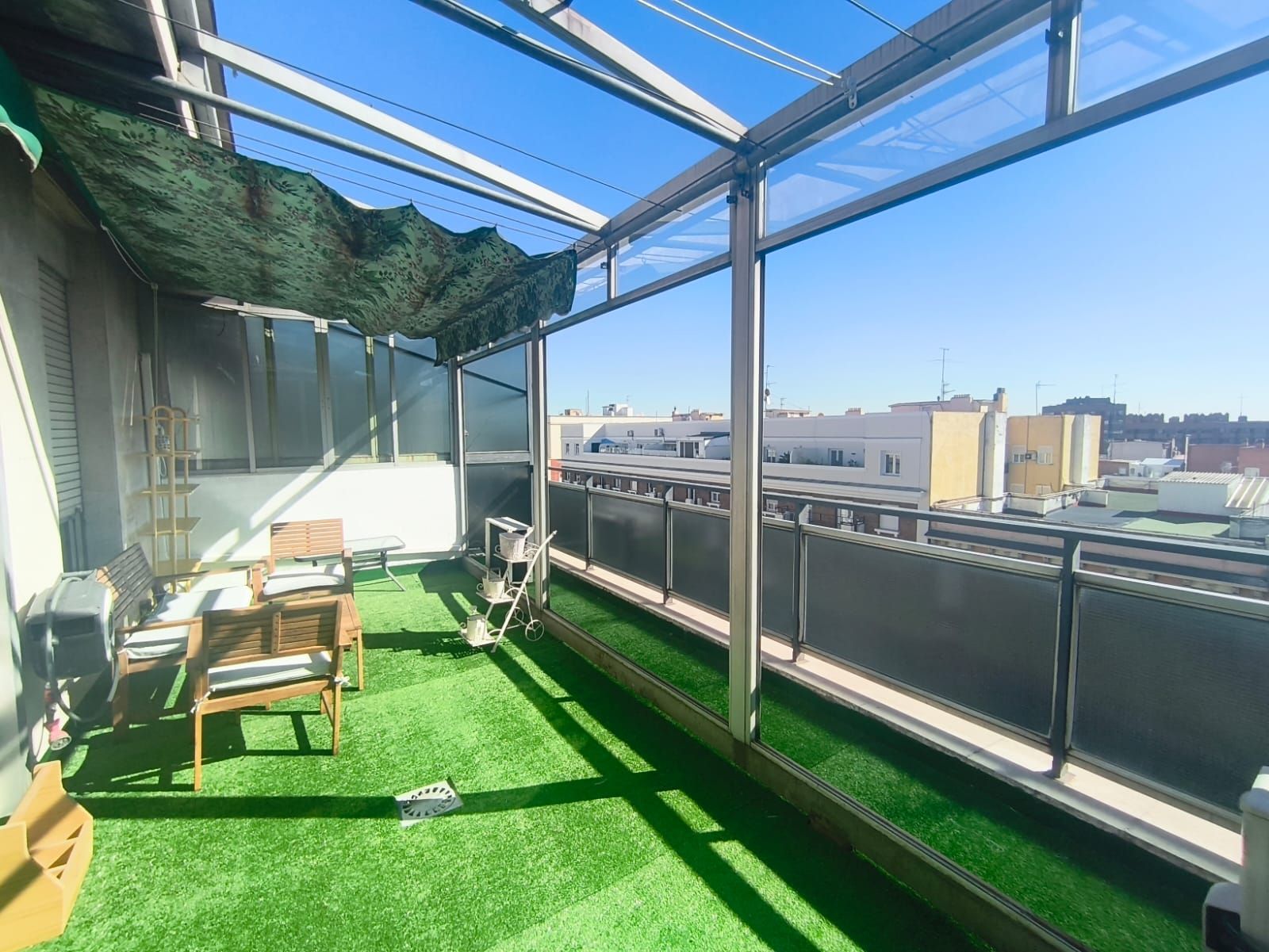 Terrace of Attic to rent in  Madrid Capital  with Air Conditioner, Heating and Terrace