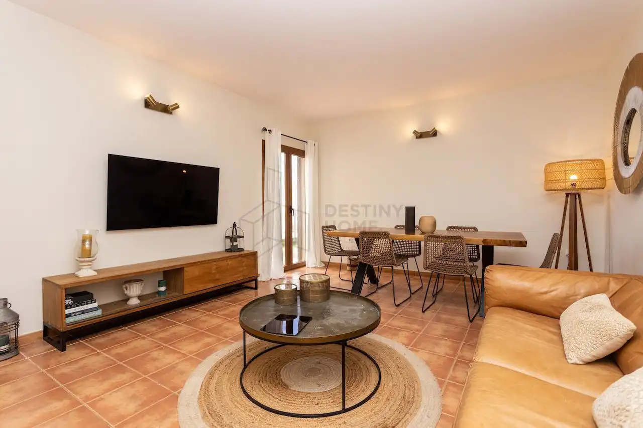 Sala de estar de Casa o chalet en venta en La Oliva con Jardín privado, Terraza y Amueblado