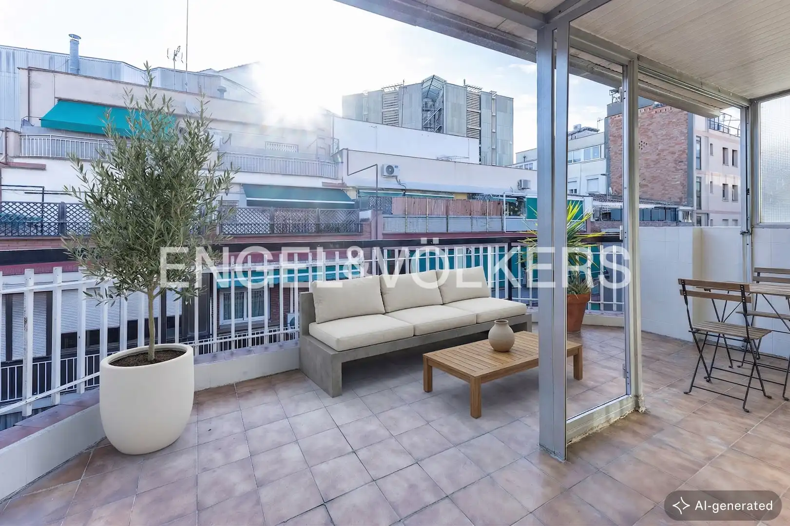 Terrace of Flat for sale in  Barcelona Capital  with Air Conditioner, Heating and Terrace