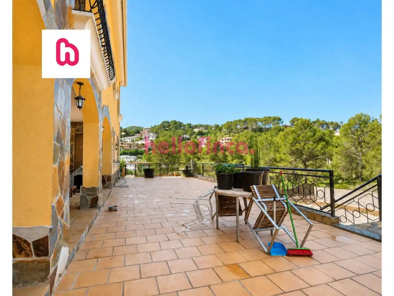 Terrassa de Casa o xalet en venda en Olivella amb Aire condicionat, Calefacció i Jardí privat